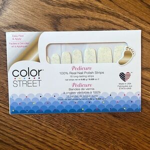 Puka Shell pedicure nail strips Colorstreet